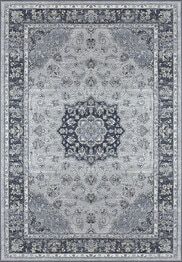Dynamic Rugs ANCIENT GARDEN 57559-9686 Silver and Blue